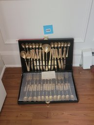 180 - GOLD PLATED CUTLERY SET