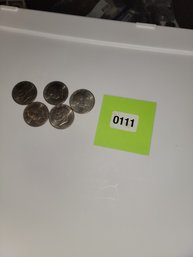 111 - LOT OF ONE DOLLAR COINS