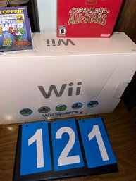 Nintendo Wii System In Box - Game Cover With NO Game - Lot 121