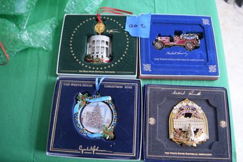 002  WHITE HOUSE ORNAMENTS