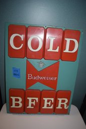 178 Vintage Budweiser Sign