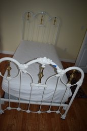 22 Antique Cast Iron Twin Bed