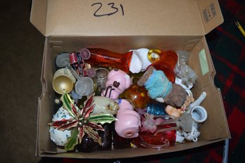 231  TRINKET ORNAMENT LOT