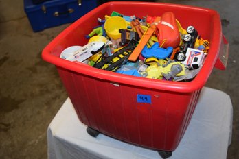 49  Large Bucket Misc Toys