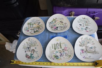 140  SET 6 UNIQUE PLATES