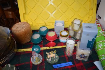 009 Large Candle Misc Lot