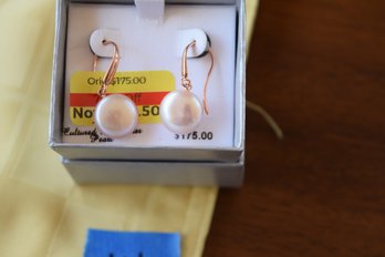 114 New Pearl  Earrings