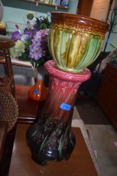 171 Ceramic Planter With Stand