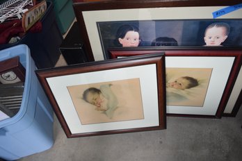 180 Set Of 3 Baby Pictures