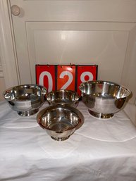Webster Wilcox International Silver Plated Bowl Set