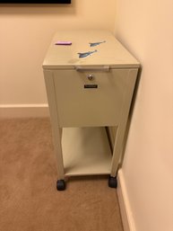 342 - METAL ROLLING FILE CABINET