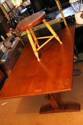 170  HITCHCOCK TABLE WITH STOOL, ALSO PROTECTIVE COVER