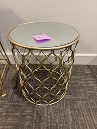 373 - ROUND MODERN END TABLE