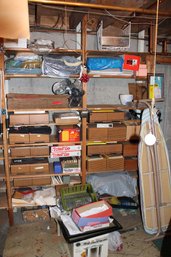 212 LARGE SHELVING LOT UNKNOWN CONTENTS