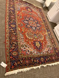 382 - HERIZ HANDMADE PERSIAN RUG 9FT 8 X 6 FT 4