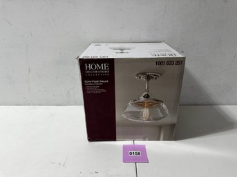 158 - HOME SEMI-FLUSH MOUNT LIGHT FIXTURE