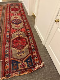 388 - VINTAGE SERAB HANDWOVEN RUNNER RUG