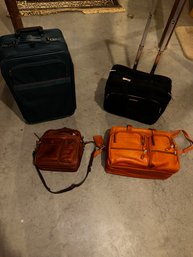 Misc Luggage And Leather Bags Lot
