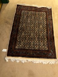 394 - INDO HERATI HAND KNOTTED AREA RUG