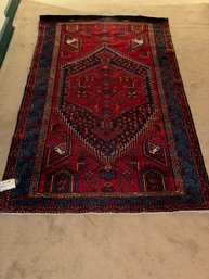 397 - VINTAGE HAMADAN PERSIAN STYLE AREA RUG