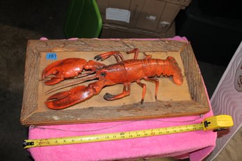 187  MOUNTED LARGE LOBSTER