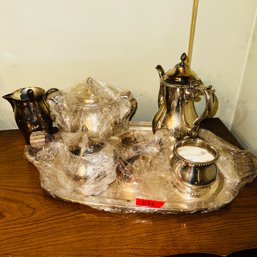 056 -  Plated Tea Set