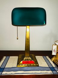 120 - MID CENTURY BANKERS LAMP