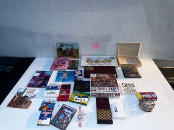 006 - LOT OF BOOKS - GAMES - AND MORE