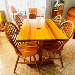 030 - DINING TABLE AND 4 CHAIRS