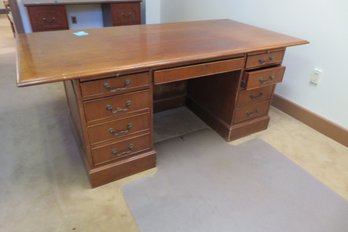 100 - DESK WITH MULTIPLE DRAWERS