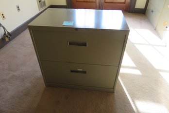 124 - TWO DRAWER FILE CABINET