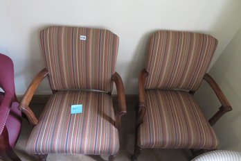 128 - TWO DECORATIVE CHAIRS