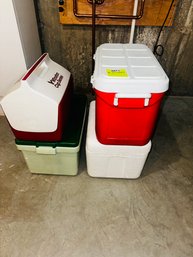 071 - LOT OF COOLERS