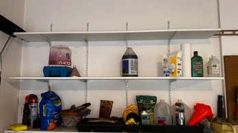 161? - SHELVES WITH MISC ITEMS
