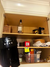 138 - CUISINART AND EVERYTHING IN CABINET