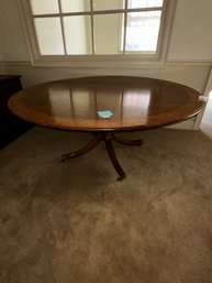 054 -beautiful Large Round Dining/ Conference Table