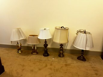 072 - 5 TABLE LAMPS