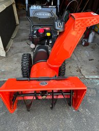 LIKE NEW - ARIENS DELUXE - TOP NOTCH MODEL - 28 SHO AX 306 SNOW BLOWER - ONLY USED A COUPLE OF TIMES