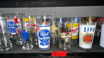 081 -  BEER GLASS LOT