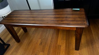 110 -  SOLID WOOD BENCH