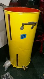 113 - Yellow Metal Container