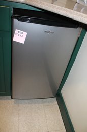 153 ~ STAINLESS DORM SIZE FRIDGE