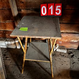 015 - BAMBOO TABLE- (Attic)