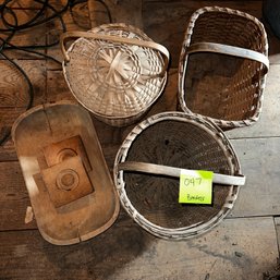 047 -COLLECTION OF BASKETS - (Attic)