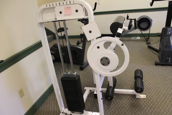 305 ~ PARAMOUNT PL 2300 BICEPS CURL ABDOMINAL PROFESSIONAL MACHINE