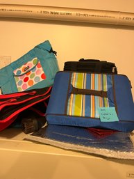 201 -ASSORTED BAGS & COOLER