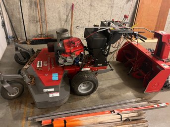 216 -HONDA 52' COMMERCIAL WALK BEHIND MOWER W SNOW ATTACHMENT WORKS GREAT