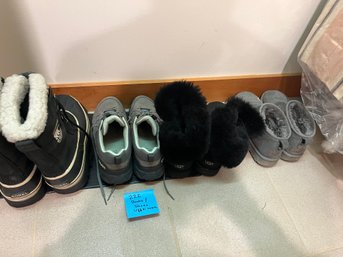 222 -SHOE LOTS UGGS AND MORE - SIZES 7.5 & 8