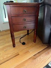 056 -  3 DRAWER TABLE