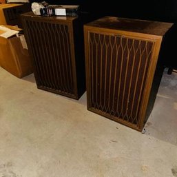 184 - Set Of Vintage Kenwood KL Speakers - UNTESTED